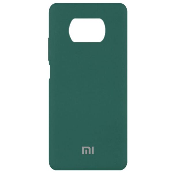 

Чехол Silicone Cover Full Protective (AA) для Xiaomi Poco X3 NFC / Poco X3 Pro Зеленый / Pine green