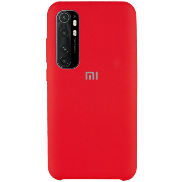 

Чехол Silicone Cover (AAA) для Xiaomi Mi Note 10 Lite Красный / Red