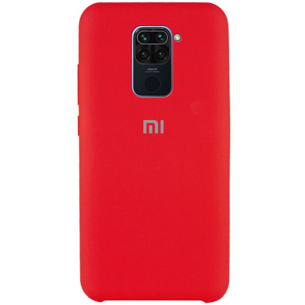 

Чехол Silicone Cover (AAA) для Xiaomi Redmi Note 9 / Redmi 10X Красный / Red