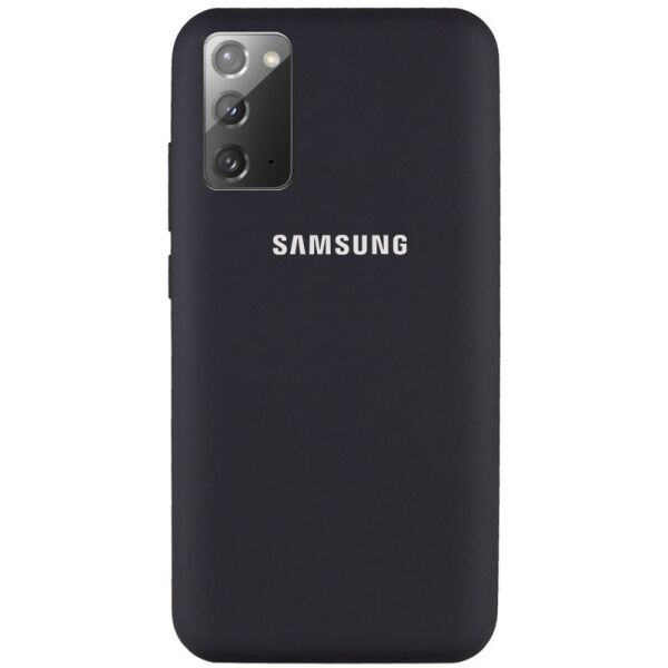 

Чехол Silicone Cover Full Protective (AA) для Samsung Galaxy Note 20 Черный / Black