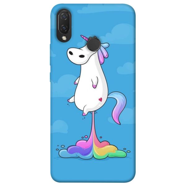 

Чехол itsPrint Единорог с радугой 2 для Huawei P Smart+ (nova 3i)