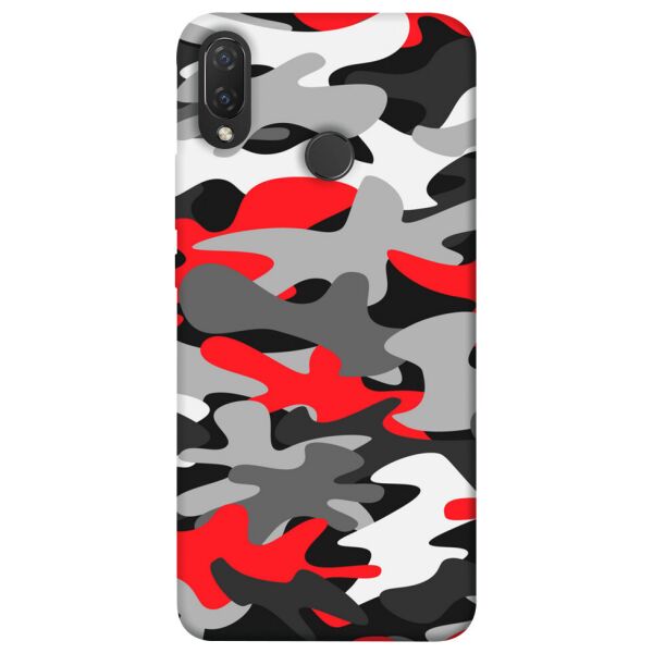 

Чехол itsPrint Красно-серый камуфляж для Huawei P Smart+ (nova 3i)