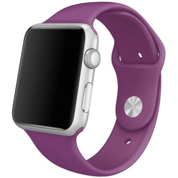 

Силиконовый ремешок для Apple watch 38mm / 40mm Фиолетовый / Grape