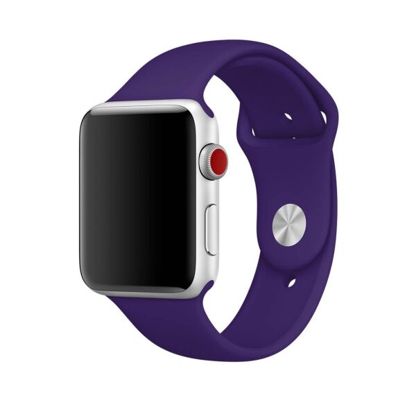 

Силиконовый ремешок для Apple watch 38mm / 40mm Фиолетовый / Ultra Violet