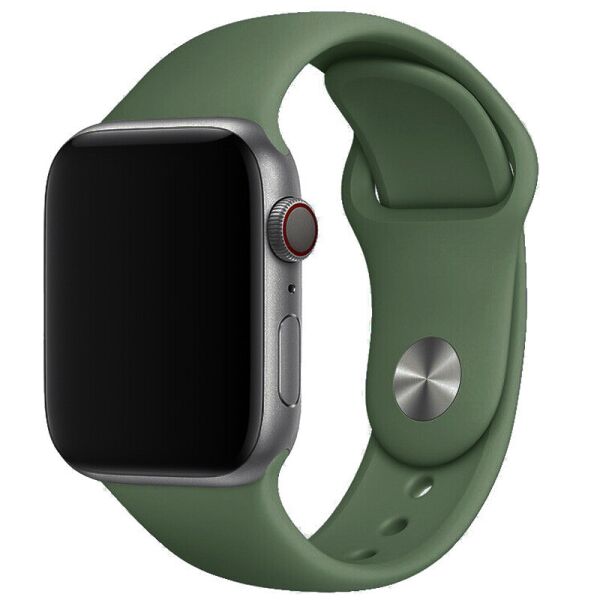 

Силиконовый ремешок для Apple watch 42mm / 44mm Зеленый / Army green
