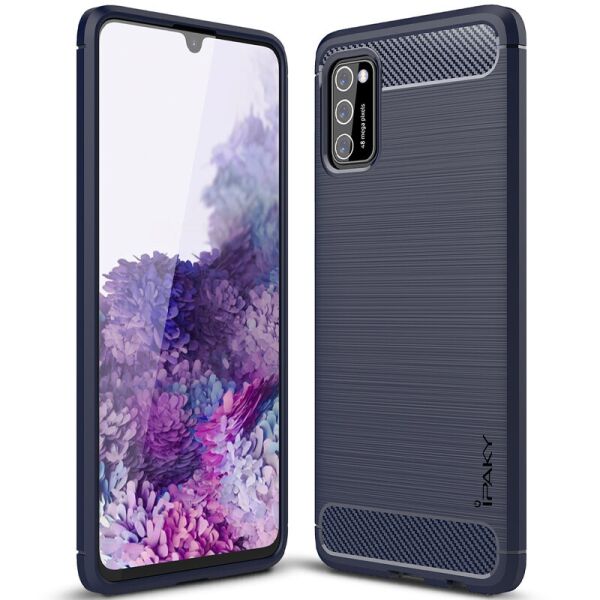 

TPU чехол iPaky Slim Series для Samsung Galaxy A02s Синий