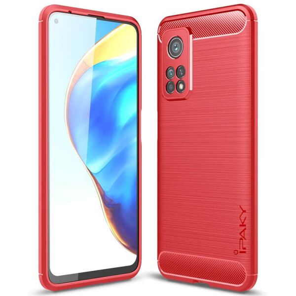 

TPU чехол iPaky Slim Series для Xiaomi Mi 10T / Mi 10T Pro Красный