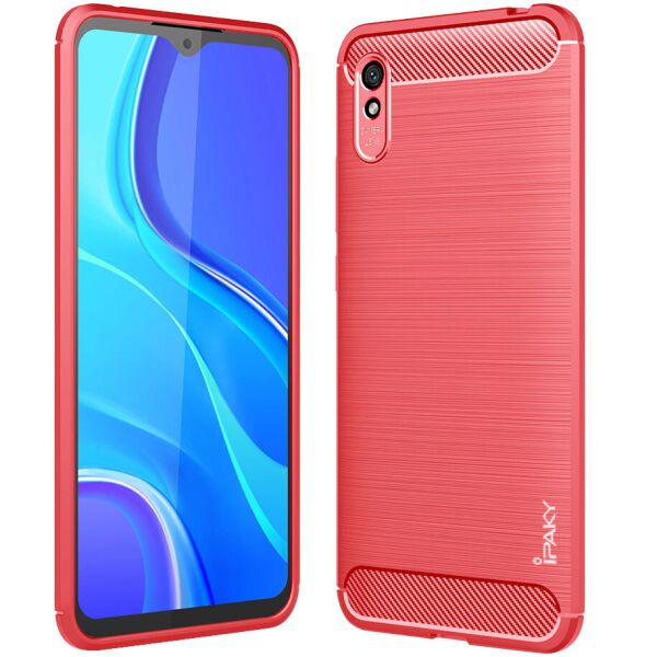 

TPU чехол iPaky Slim Series для Xiaomi Redmi 9A Красный