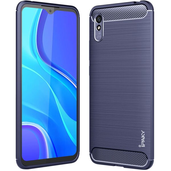 

TPU чехол iPaky Slim Series для Xiaomi Redmi 9A Синий