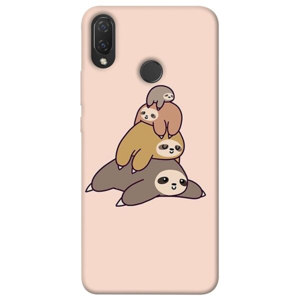 

Чехол itsPrint Ленивцы для Huawei P Smart+ 2019