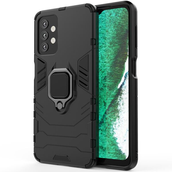 

Ударопрочный чехол Transformer Ring for Magnet для Samsung Galaxy A32 4G Черный / Soul Black