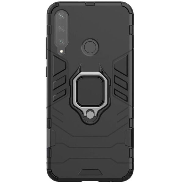 

Ударопрочный чехол Transformer Ring for Magnet для Huawei Y6p Черный / Soul Black