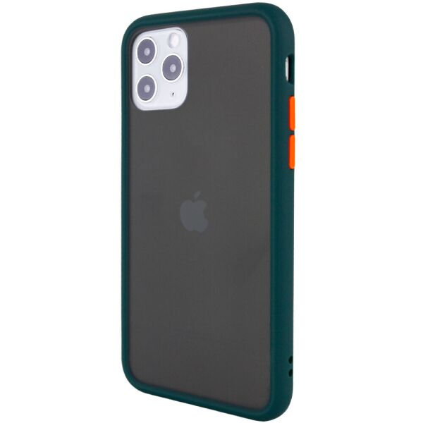 

TPU+PC чехол LikGus Maxshield для Apple iPhone 11 Pro (5.8") Сине-Зеленый / Marine Blue