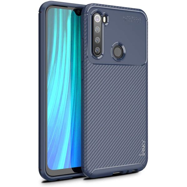 

TPU чехол iPaky Kaisy Series для Xiaomi Redmi Note 8 Синий