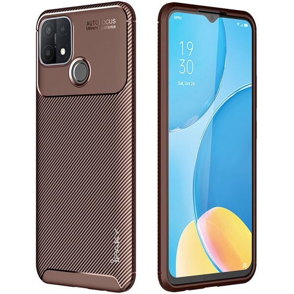 

TPU чехол iPaky Kaisy Series для Oppo A15s / A15 Коричневый