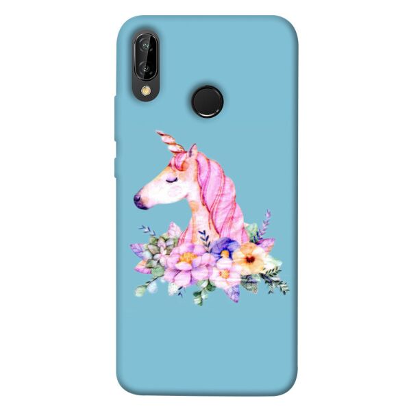 

Чехол itsPrint Счастливый единорог для Huawei P20 lite (2019)