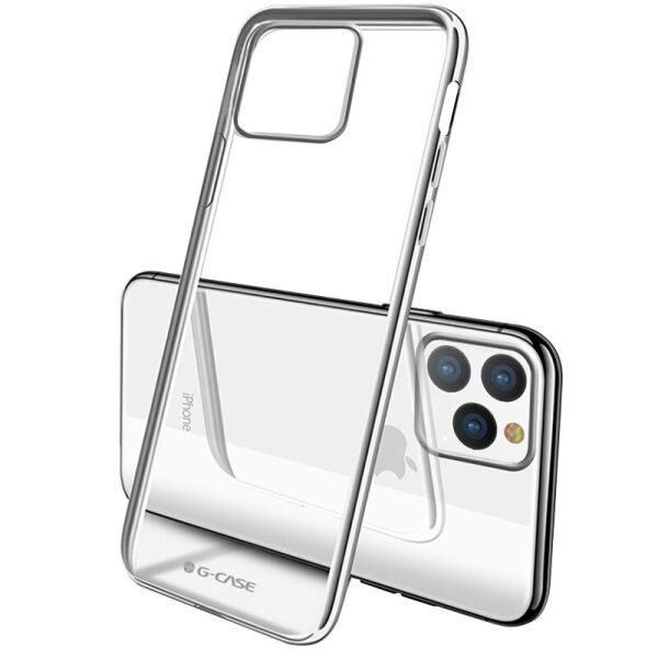 

TPU чехол G-Case Shiny Series для Apple iPhone 11 Pro Max (6.5") Серебряный