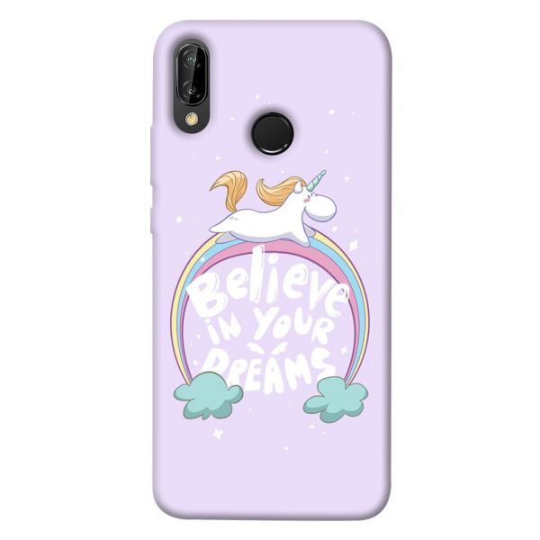 

Чехол itsPrint Believe in your dreams unicorn для Huawei P20 lite (2019)