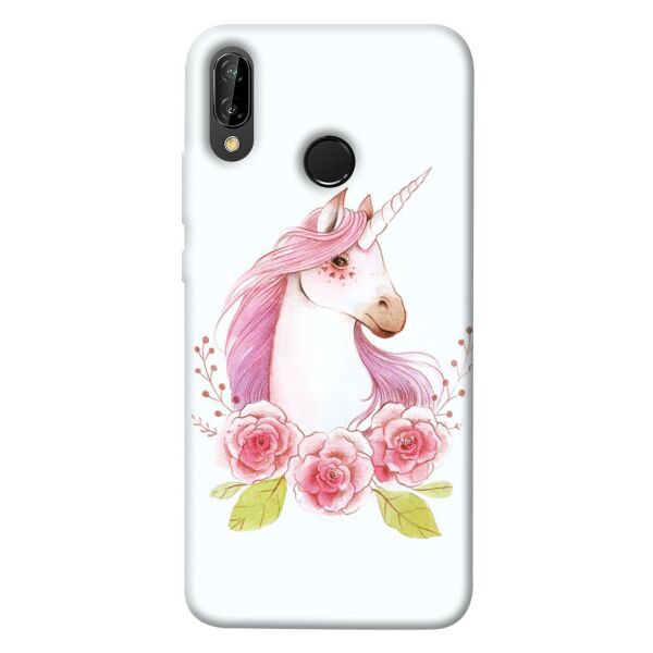 

Чехол itsPrint Единорог с цветами для Huawei P20 lite (2019)