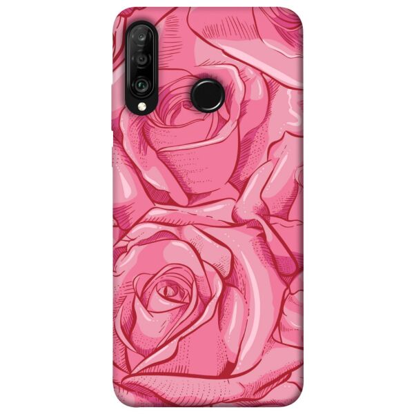 

Чехол itsPrint Розы карандашом для Huawei P30 lite