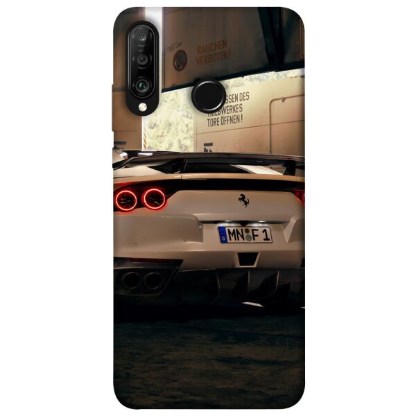 

Чехол itsPrint White Ferrari для Huawei P30 lite