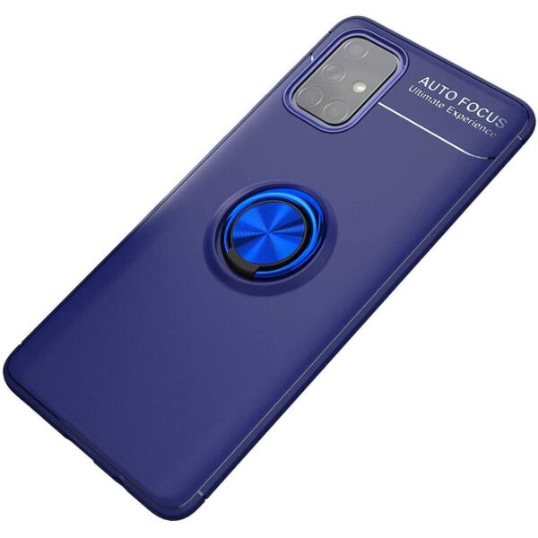 

TPU чехол Deen ColorRing под магнитный держатель (opp) для Samsung Galaxy M31s Синий / Синий