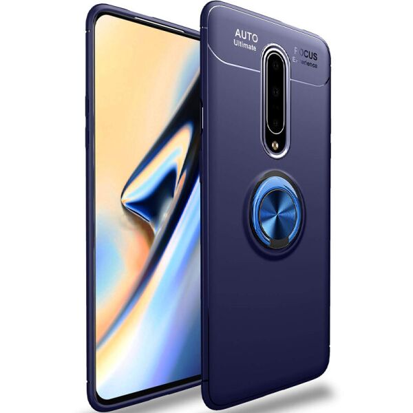 

TPU чехол Deen ColorRing под магнитный держатель (opp) для OnePlus 8 Синий / Синий