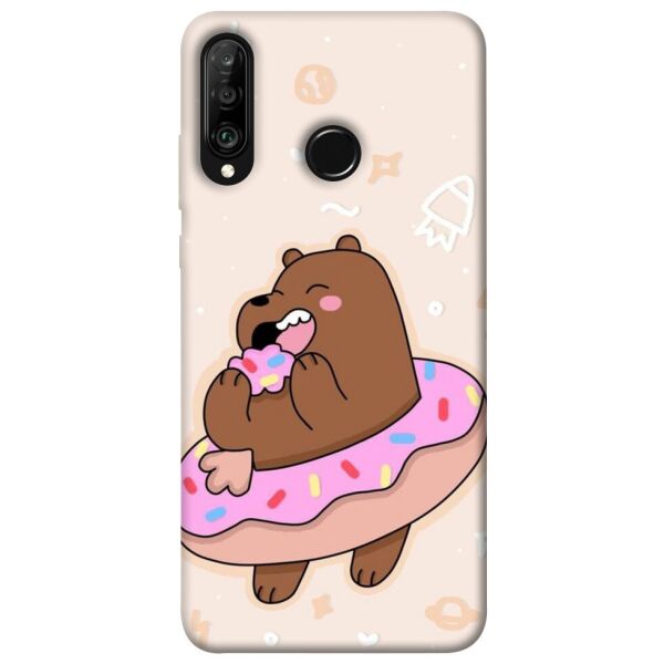 

Чехол itsPrint Мишка в пончике для Huawei P30 lite