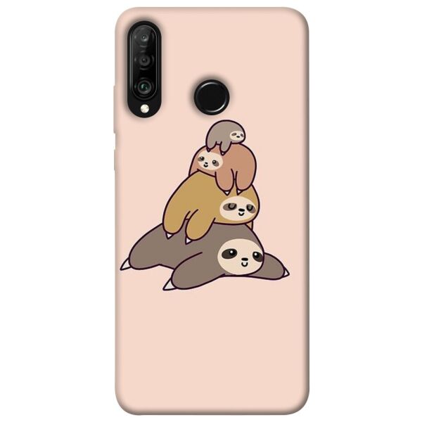 

Чехол itsPrint Ленивцы для Huawei P30 lite