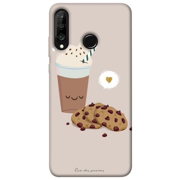 

Чехол itsPrint Кофе с печеньем для Huawei P30 lite