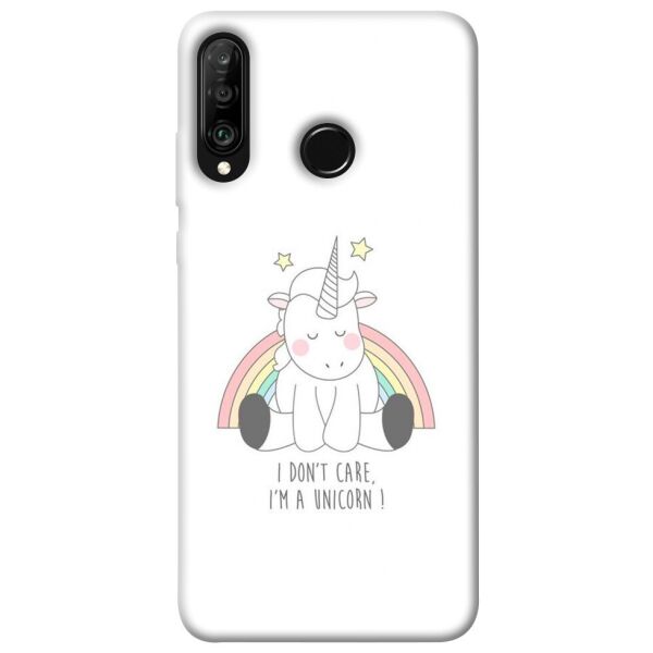 

Чехол itsPrint I don't care для Huawei P30 lite