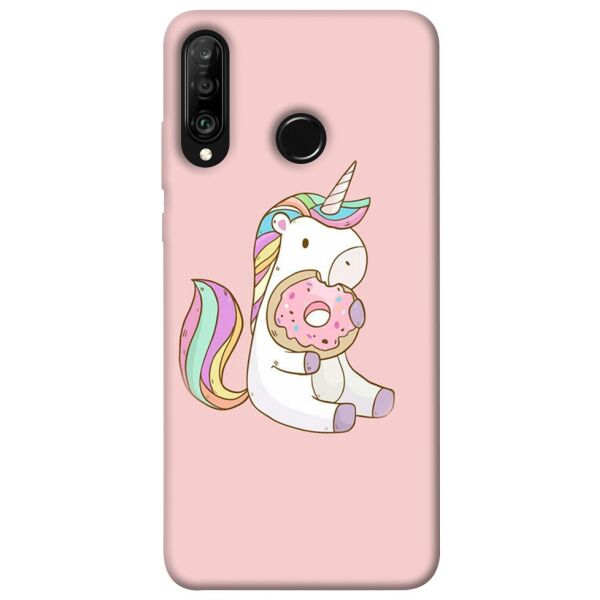 

Чехол itsPrint Единорог с пончиком для Huawei P30 lite