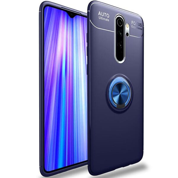 

TPU чехол Deen ColorRing под магнитный держатель (opp) для Xiaomi Redmi Note 8 Pro Синий / Синий