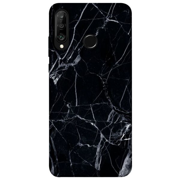 

Чехол itsPrint Черный мрамор 3 для Huawei P30 lite