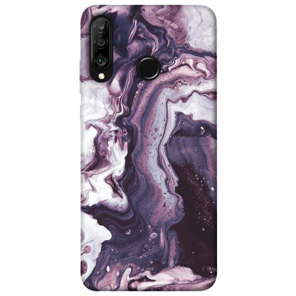 

Чехол itsPrint Красный мрамор для Huawei P30 lite