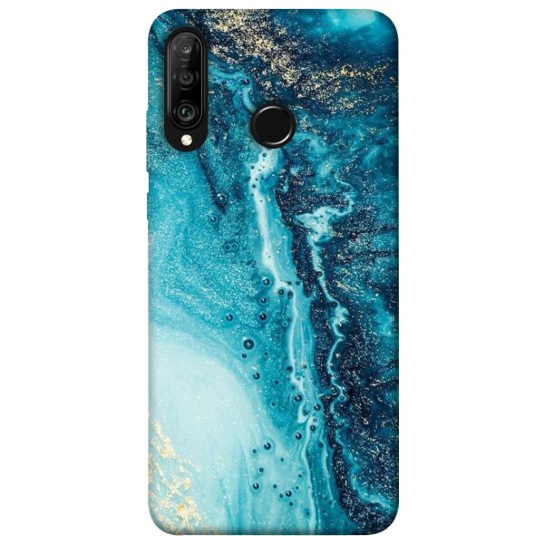 

Чехол itsPrint Голубая краска для Huawei P30 lite