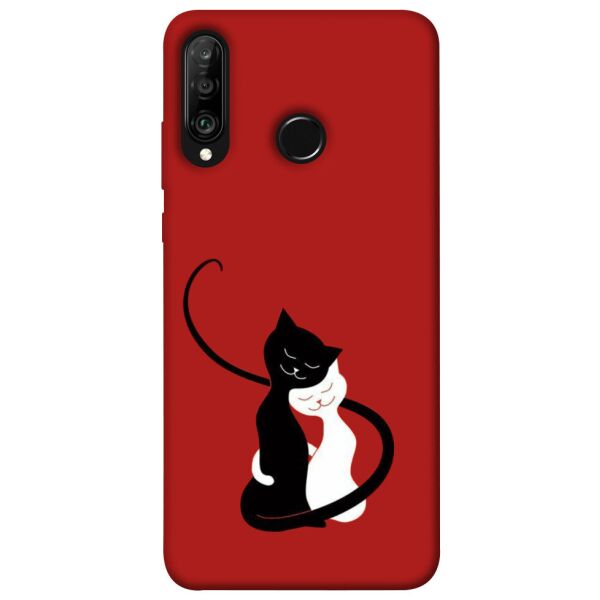 

Чехол itsPrint Влюбленные коты для Huawei P30 lite