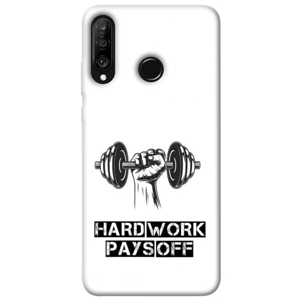 

Чехол itsPrint Hard work pays off для Huawei P30 lite