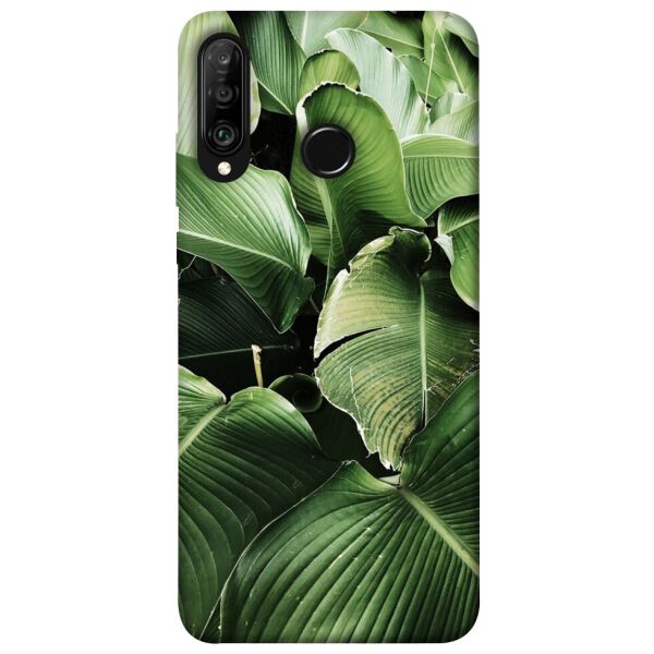 

Чехол itsPrint Тропическая листва для Huawei P30 lite
