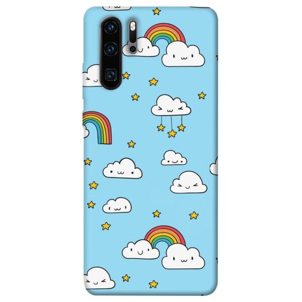 

Чехол itsPrint Облака и звезды для Huawei P30 Pro
