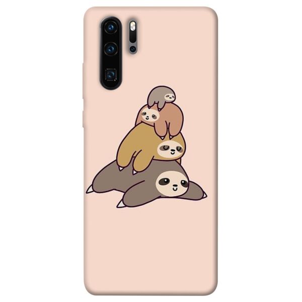 

Чехол itsPrint Ленивцы для Huawei P30 Pro