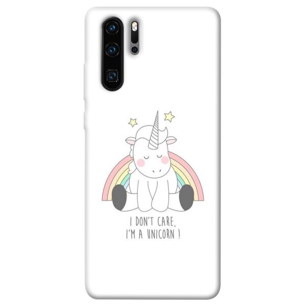 

Чехол itsPrint I don't care для Huawei P30 Pro