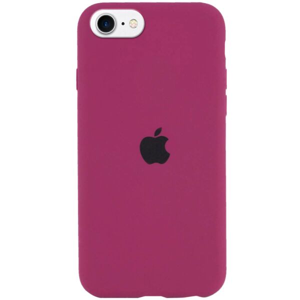

Чехол Silicone Case Full Protective (AA) для Apple iPhone SE (2020) Бордовый / Maroon