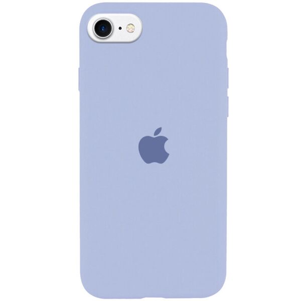 

Чехол Silicone Case Full Protective (AA) для Apple iPhone SE (2020) Голубой / Lilac Blue