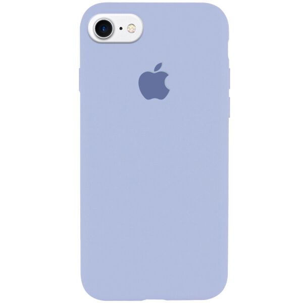 

Чехол Silicone Case Full Protective (AA) для Apple iPhone 6/6s (4.7") Голубой / Lilac Blue
