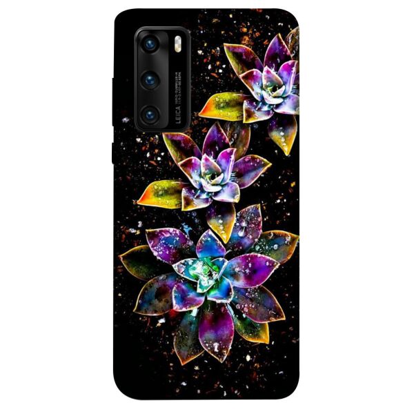 

Чехол itsPrint Цветы для Huawei P40