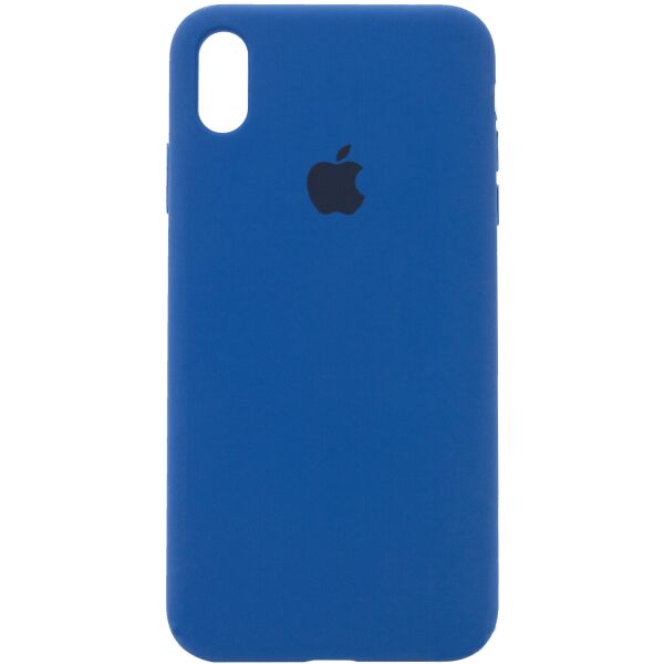 

Чехол Silicone Case Full Protective (AA) для Apple iPhone XR (6.1";) Синий / Navy Blue