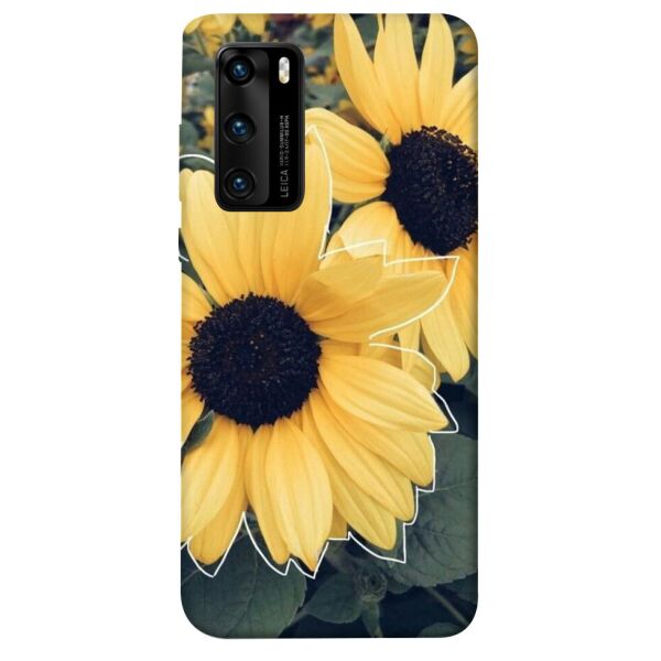

Чехол itsPrint Два подсолнуха для Huawei P40