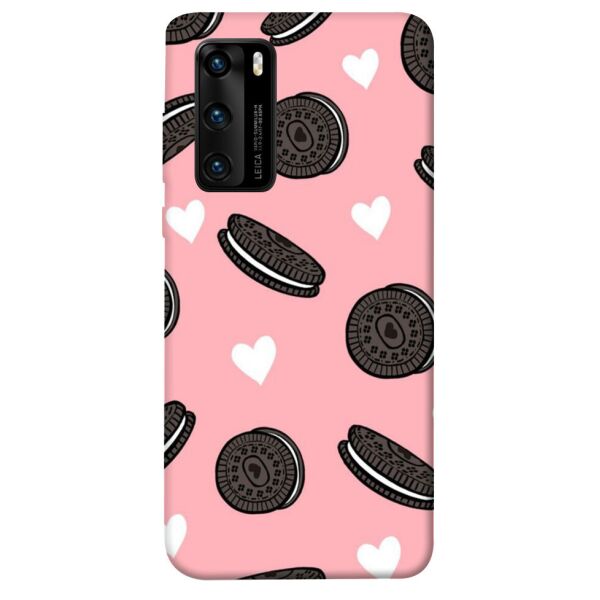

Чехол itsPrint Печенье Opeo pink для Huawei P40