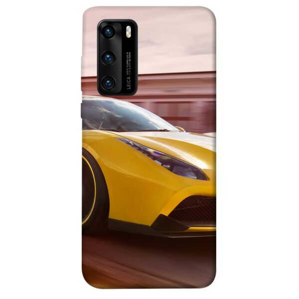 

Чехол itsPrint Yellow sportcar для Huawei P40